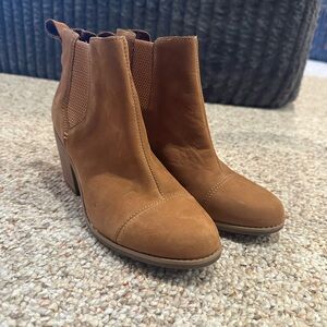 Toms Brown Ankle Booties